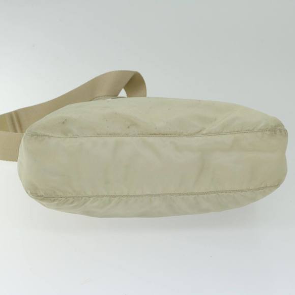 PRADA Shoulder Bag Nylon Beige Auth 65376 - Picture 5 of 16